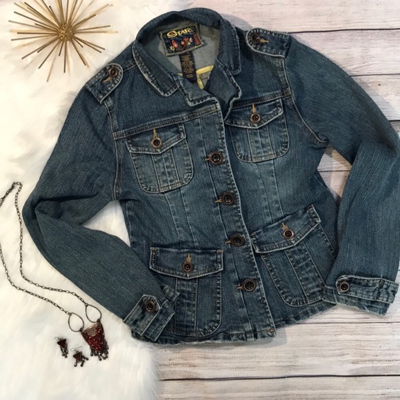 Star Jackets & Blazers - Star Denim Jean Jacket Medium